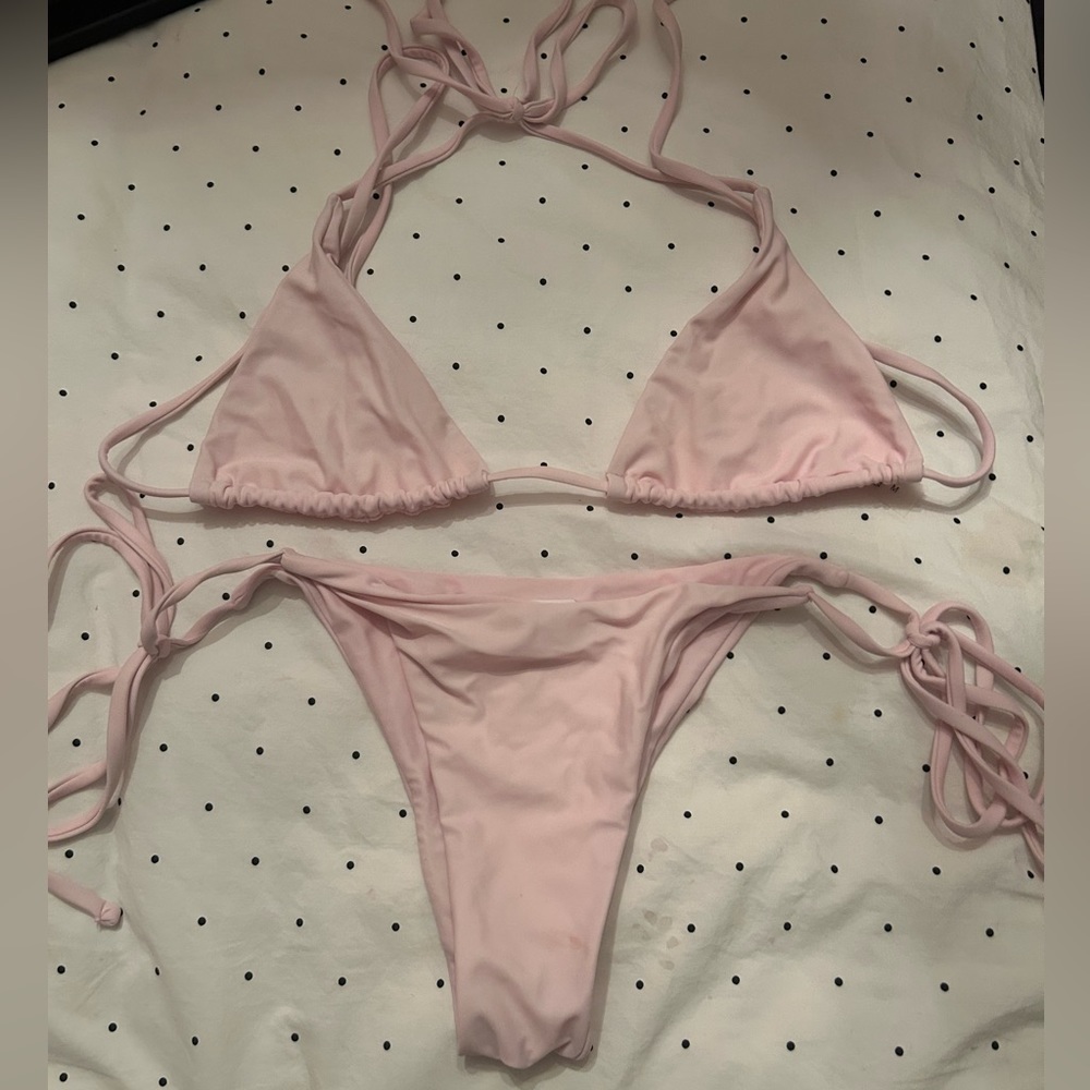 Pink bikini